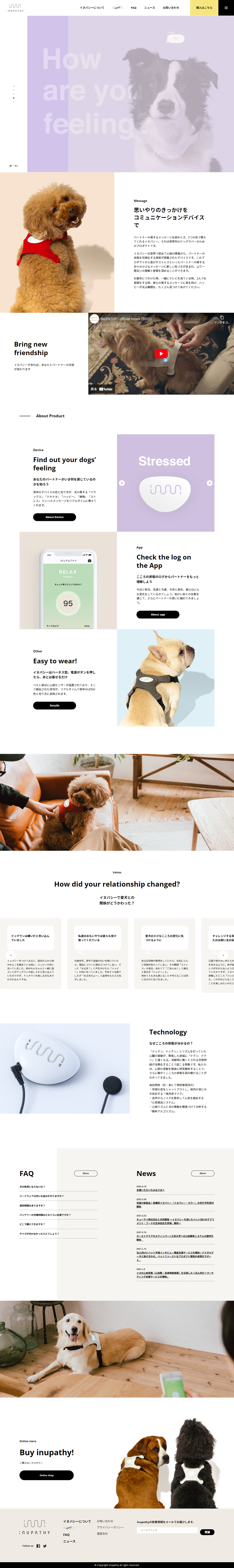 INUPATHY LP design (Pet food and pet supplies / White-based / Simple) PC version