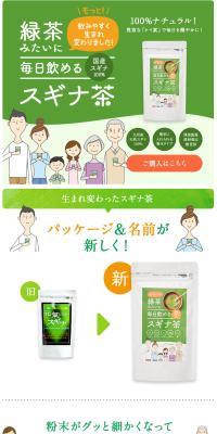 Horsetail Tea LP design (Green Tea, Black Tea, and Coffee / Green tones / Simple) PC version