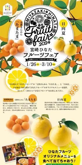Miyazaki Hinata Fruit Fair 2024 LP design (fruit-vegetable / yellow / Lively type) PC version