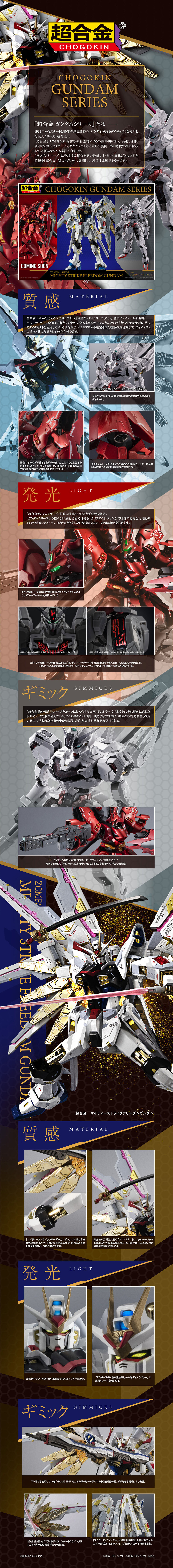 超合金 マイティーストライクフリーダムガンダムのLPデザイン（玩具・ホビー・フィギュア／ブラック系／かっこいい系）スマホ版