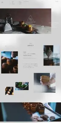 PAQUET MONTÉのLPデザイン（企業・会社・お店／グレー系／かっこいい系）PC版