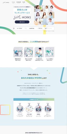 SHEWORKS LP design (Diagnosis, Matching, and Summary / Multi-color type / Stylish type) PC version