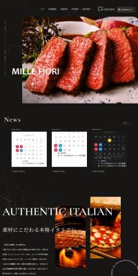 MILLEFIOR LP design (Businesses, companies, stores / Black-colored / Cool style) PC version