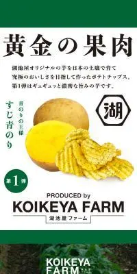 KOIKEYA FARMのLPデザイン（スナック・ガム・あめ・グミ／グリーン系／スタイリッシュ系）スマホ版