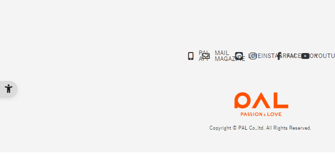 Palclo Week LP design (Events, Campaigns, Gifts / Orange tones / Simple) Mobile version