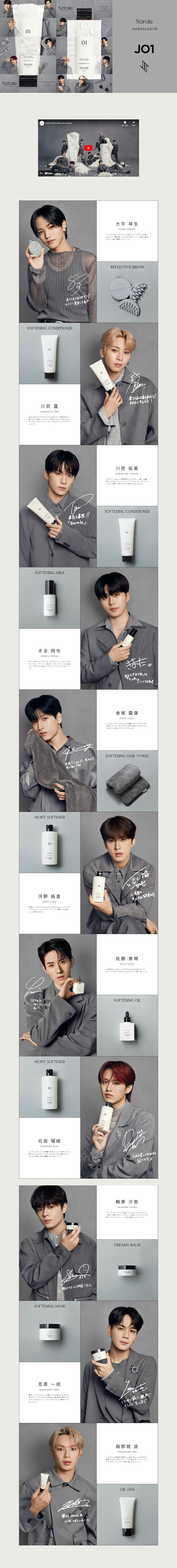 SoruleAMBASSADORJO1 LP design (Skincare, Bodycare, Haircare / Shades of grey / Simple) PC version