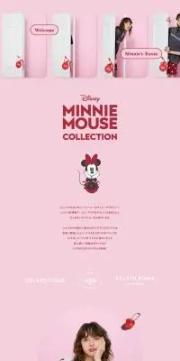 Disney MINNIE MOUSE × gelato pique SleepのLPデザイン（レディースファッション／ピンク系／かわいい系）PC版