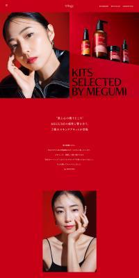 trilogy LP design (Skincare, Bodycare, Haircare / Red tones / Luxury and celebrity) PC version