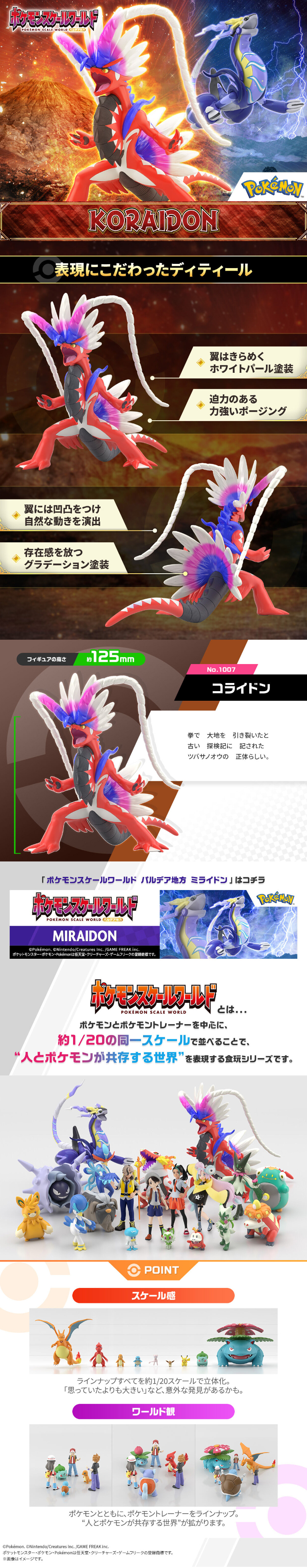 ポケモンスケールワールド パルデア地方 コライドンのLPデザイン（玩具・ホビー・フィギュア／レッド系／かっこいい系）スマホ版