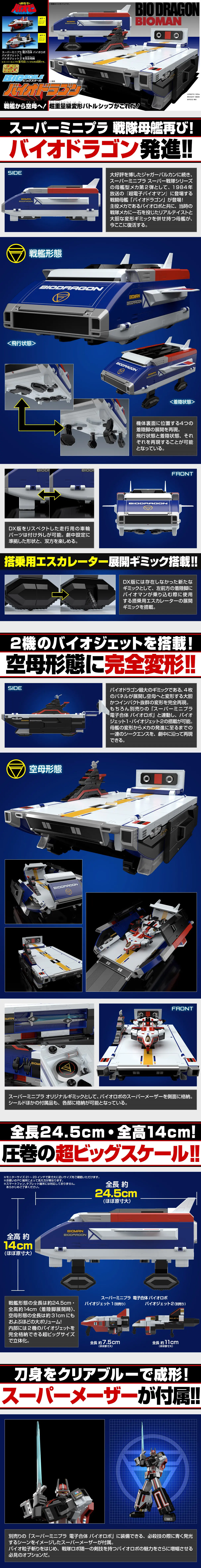 スーパーミニプラ ビッグスケール バイオドラゴンのLPデザイン（玩具・ホビー・フィギュア／ブルー系／かっこいい系）スマホ版