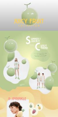 Juicy Fruit Collection LP design (Women's fashion / Multi-color type / Cute style) PC version