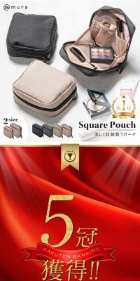 5-Crown & No.1 [Contents Visible at a Glance] Cosmetic Pouch LP design (Wallets, accessories,pouches / Beige tones / Refined style) PC version