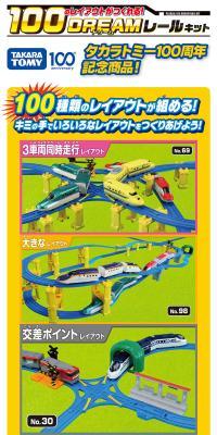 100のレイアウトがつくれる！DREAMレールキットのLPデザイン（玩具・ホビー・フィギュア／イエロー系／にぎやか系）スマホ版