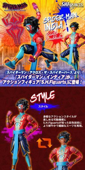 S.H.Figuarts スパイダーマン・インディアのLPデザイン（玩具・ホビー・フィギュア／レッド系／かっこいい系）スマホ版