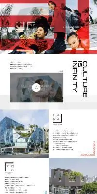 HARAKADO＆OMOKADOのLPデザイン（企業・会社・お店／ホワイト系／シンプル系）PC版