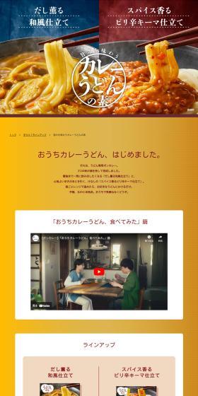 Curry Udon Sauce Base for Enjoying Rich Flavor LP design (Retort / Instant / yellow / Strong) PC version