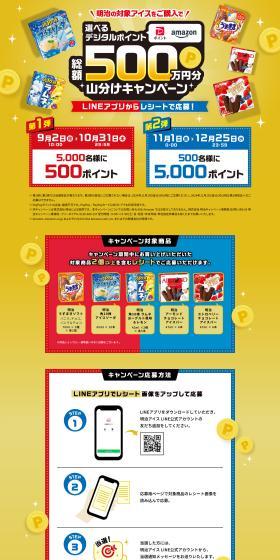 Choose Your Digital Points Giveaway Campaign LP design (Western confectionery / Gold tones / Lively type) PC version