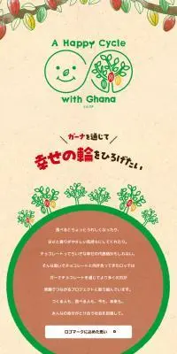 A Happy Cycle with GhanaのLPデザイン（スナック・ガム・あめ・グミ／カラフル系／かわいい系）PC版