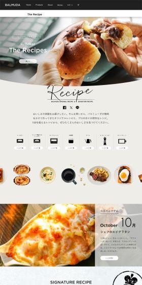 BALMUDA Recipe Collection LP design (Diagnosis, Matching, and Summary / Shades of grey / Stylish type) PC version