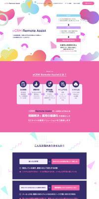 eCRMRemoteAssist LP design (Design, Apps, Systems / Pink shades / Trust and Safety) PC version