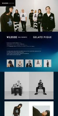 WILDSIDEYOHJIYAMAMOTO LP design (men's fashion / Shades of blue / Cool style) PC version