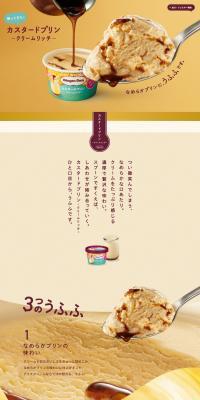 Custard Pudding ~Cream Rich~ LP design (Western confectionery / yellow / Lively type) PC version