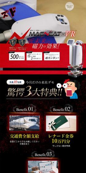 MAGNEAT×VR LP design (Beauty and Health Equipment / Black-colored / Strong) PC version