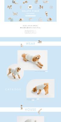 GELATOPIQUECAT&DOGDEBUTCOLLECTION LP design (Pet food and pet supplies / Shades of blue / Cute style) PC version
