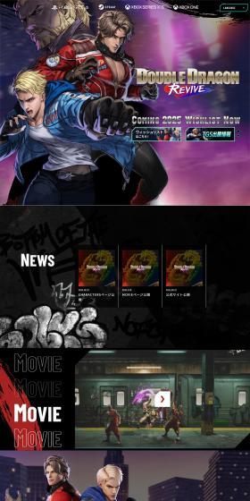 Double Dragon Revive LP design (Game Software and Hardware / Black-colored / Cool style) PC version