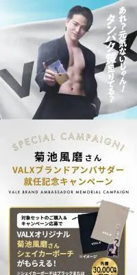 VALXオリジナルシェイカーポーチプレゼントキャンペーンのLPデザイン（イベント・キャンペーン・ギフト／ベージュ系／シンプル系）スマホ版