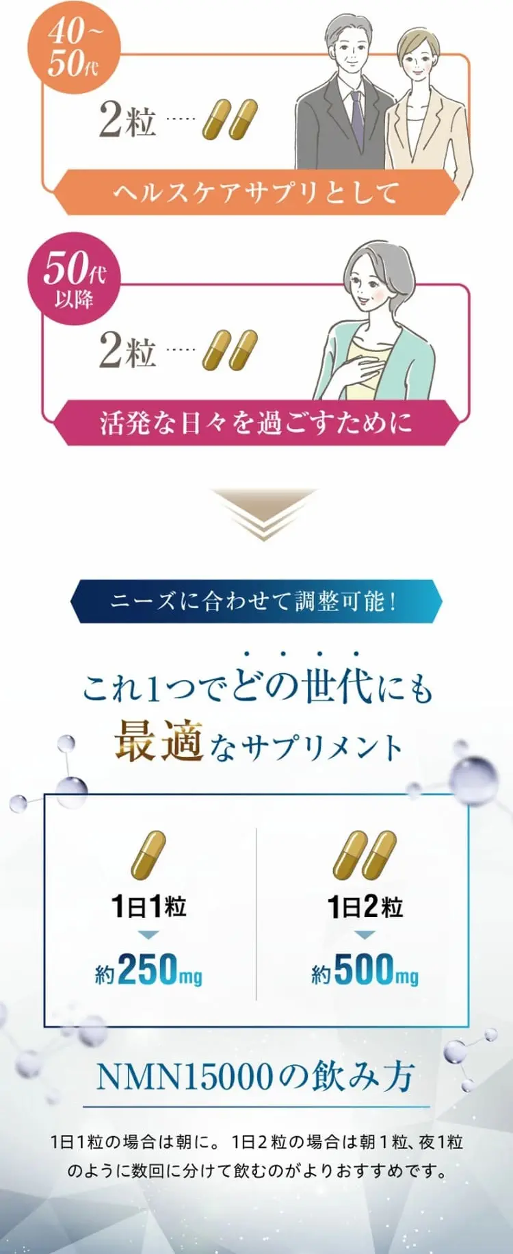 PURELABNMNのLPデザイン（美容食品・美容ドリンク・サプリメント／グレー系／キレイ系）スマホ版