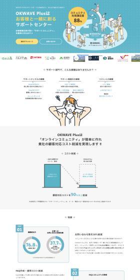 OKWAVEPlus LP design (Design, Apps, Systems / Shades of blue / Manga) PC version