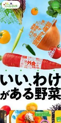 ファイトリッチのLPデザイン（企業・会社・お店／カラフル系／にぎやか系）スマホ版
