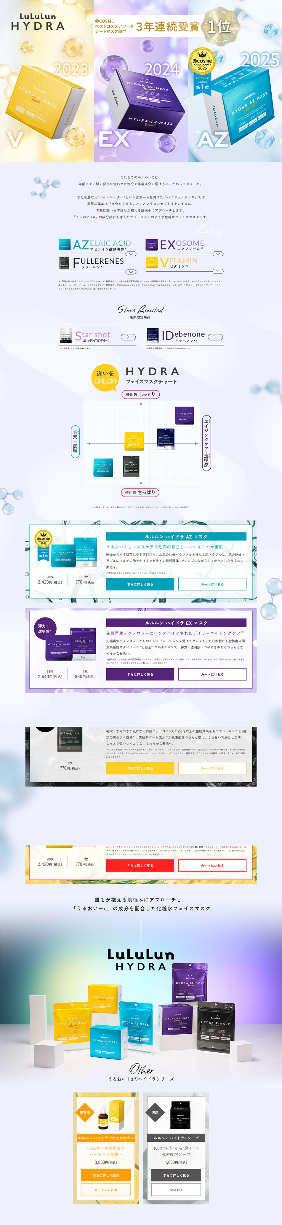 HYDRA LP design (Skincare, Bodycare, Haircare / yellow / Refined style) PC version