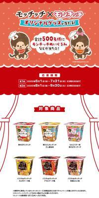 Win original Mochicchi x Monchhichi merchandise! LP design (Retort / Instant / Red tones / Cute style) PC version