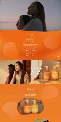 Osolo LP design (Skincare, Bodycare, Haircare / Orange tones / Simple) PC version