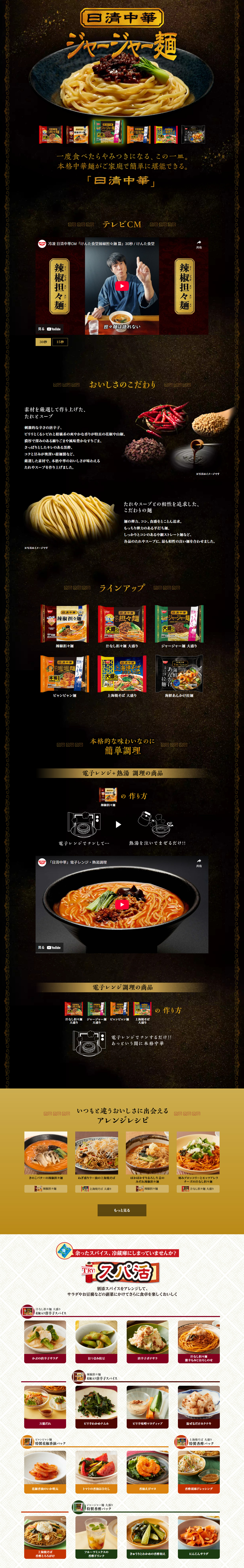 Frozen Nissin Chuka LP design (Retort / Instant / Black-colored / Cool style) PC version