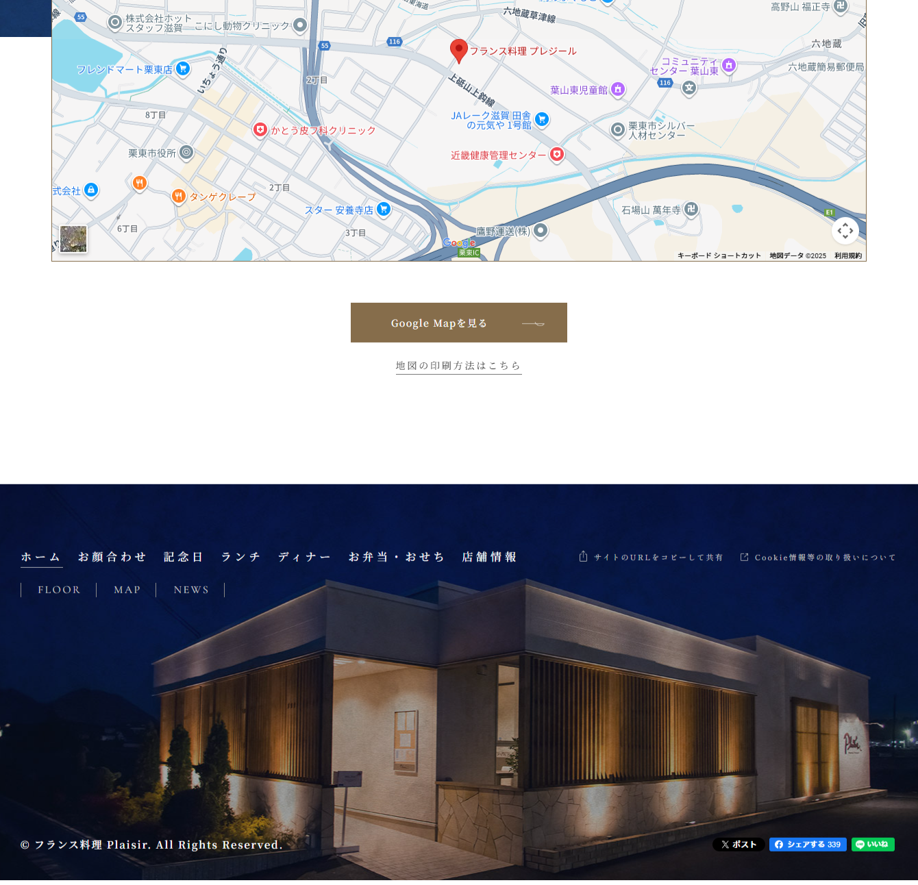 Plaisir LP design (Businesses, companies, stores / Shades of blue / Refreshing type) PC version