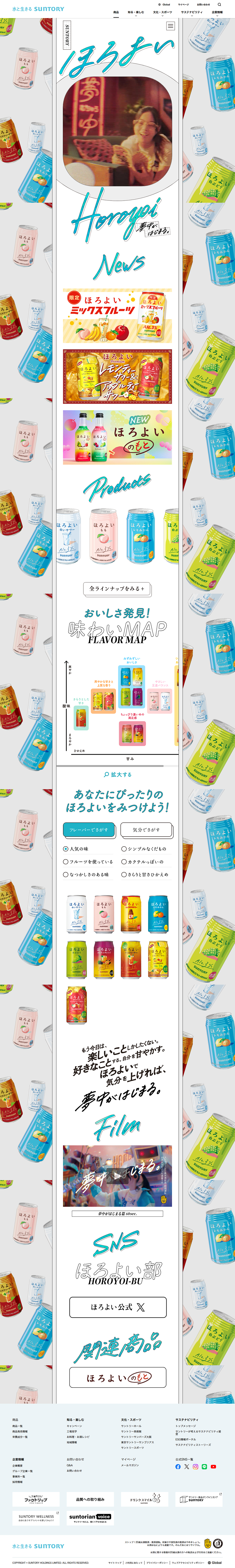 Horoyoi LP design (Other alcoholic drinks / White-based / Cute style) PC version