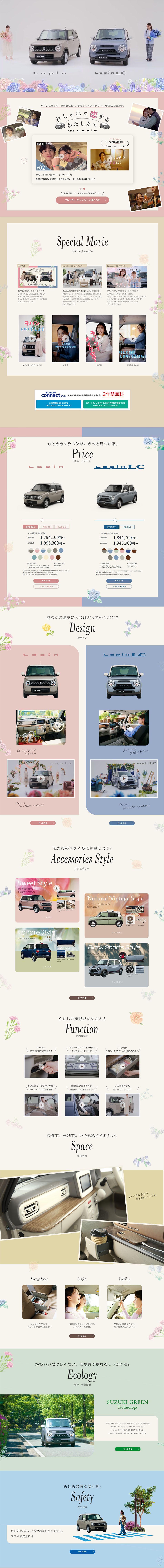Lapin LP design (Automotive Body and Accessories / Pink shades / Cute style) PC version