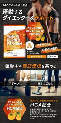 Weight Burner Premium LP design (protein supplement / Black-colored / Cool style) PC version