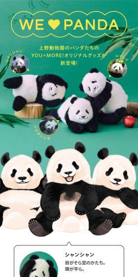 WE ♥ PANDAのLPデザイン（インテリア・小物・雑貨／グリーン系／かわいい系）スマホ版