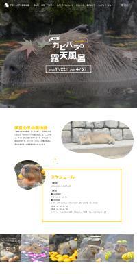 The Original Capybara Open-air Bath LP design (Events, Campaigns, Experiences / yellow / Cute style) PC version