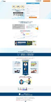 Nyle's SEO LP design (Ad operations / Shades of blue / Trust and Safety) PC version
