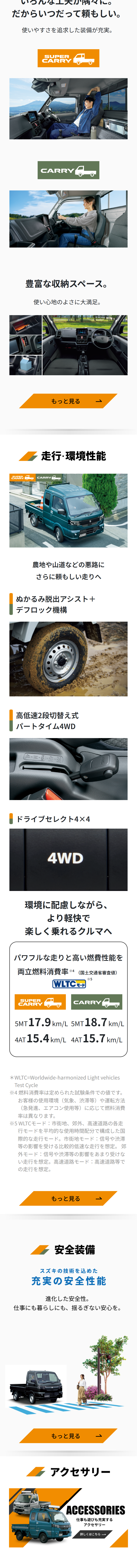 Carry Super Carry LP design (Automotive Body and Accessories / White-based / Stylish type) Mobile version