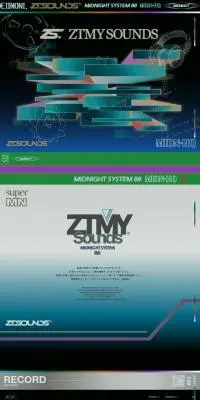 ZTMY SOUNDSのLPデザイン（音楽・フェス・ライブ／カラフル系／マンガ・イラスト系）PC版