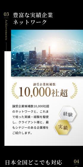 M&AベストパートナーズのLPデザイン（企業・会社・お店／ホワイト系／高級・セレブ系）スマホ版
