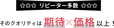 リピーター多数、そのクオリティは期待価格以上のLP制作